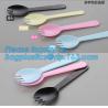 Buy cheap Eco friendly reusable dinner bamboo cutlery set for Travelling,Cartoon Handle Cutlery Set for Kids Tableware bagplastics from wholesalers