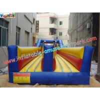Buy cheap Inflatable Bungee Run Sports Games durable PVC tarpaulin material for commercial, home use product