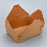 Buy cheap brown color disposable lunch box in Kraft paper food packing box from wholesalers