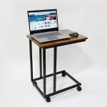 C Shaped Coffee Table for Small Spaces Bedroom Living Room, Narrow C Tray