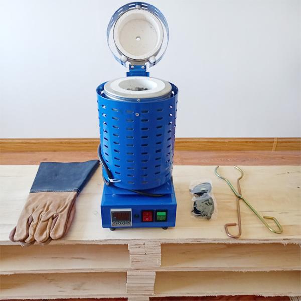Buy cheap Graphite Crucible 2KG Max Temparature 1200C Mini Gold Melting Furnace from wholesalers