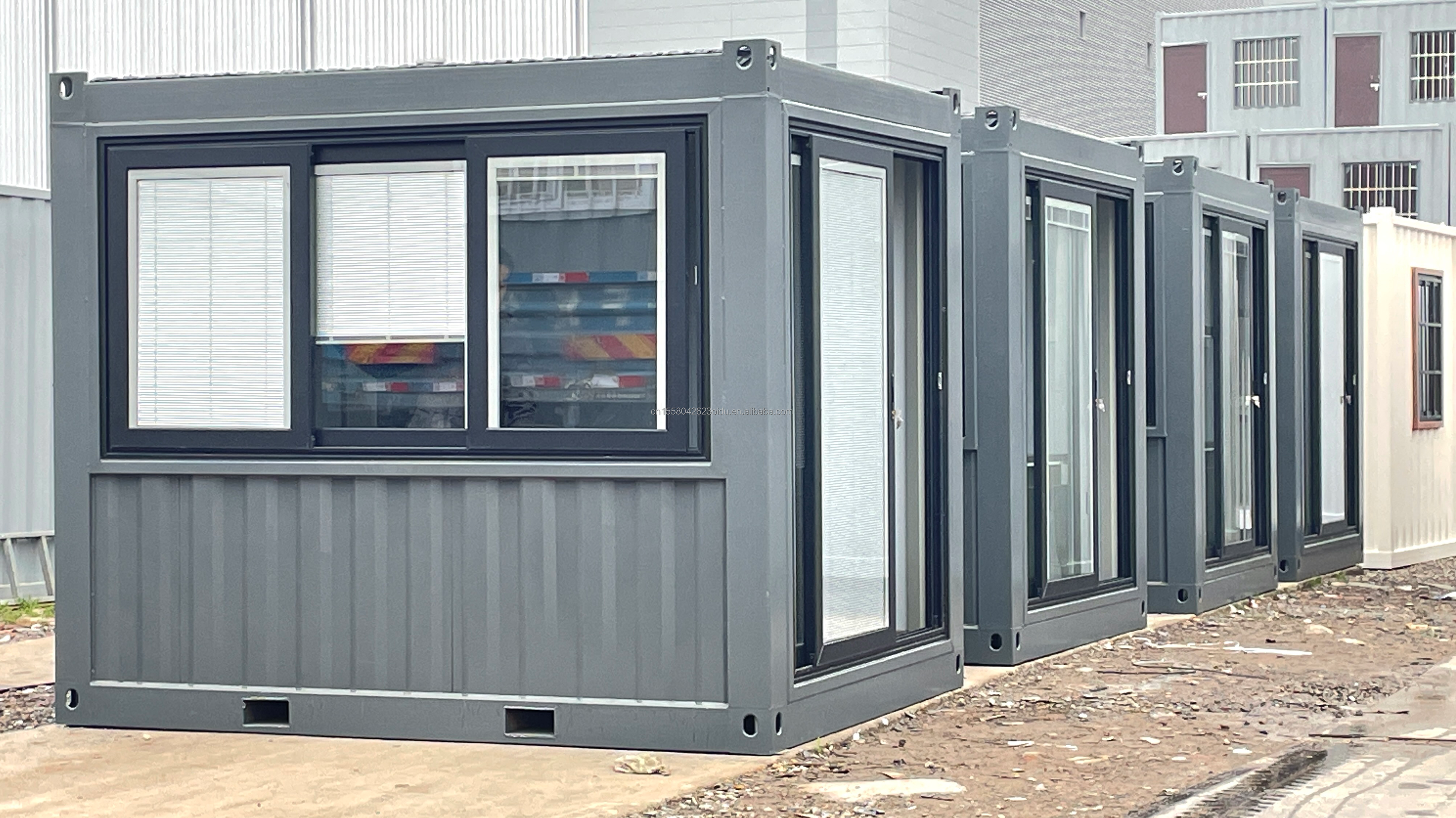 Shop Professional Customized Container Coffee Shop Bar Fast-food Restaurant Convenience Store Kiosk Booth with Aluminum Alloy Windows