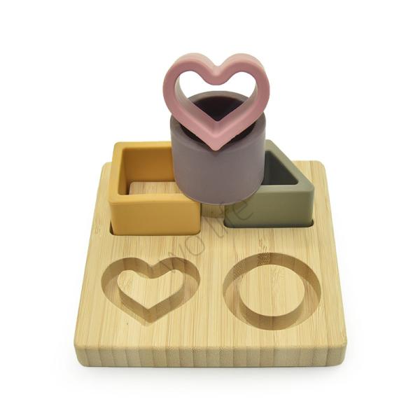 Buy cheap Silicone Block Educational Preschool Toddler Toys With Circle Bead from wholesalers