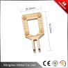 Buy cheap Fancy black 26.3*52.25mm square zinc alloy metal accessories from wholesalers