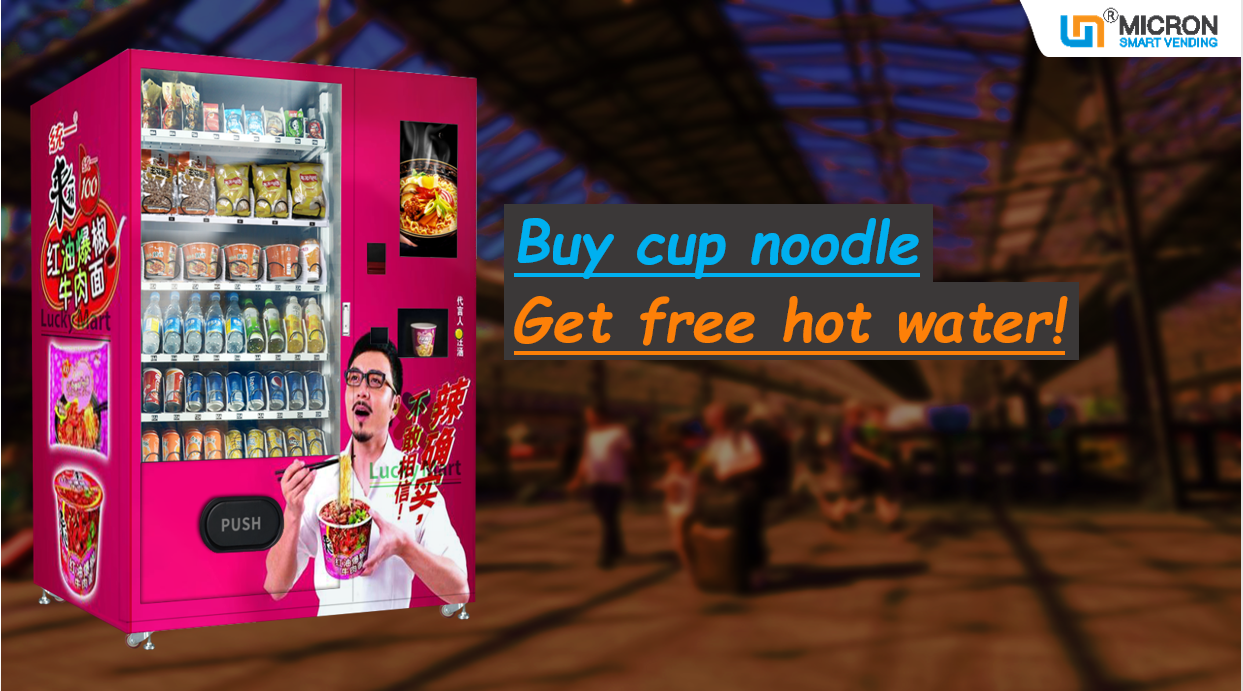 Instant Cup Tea Smart Vending Machine With Boiled Water Supply System