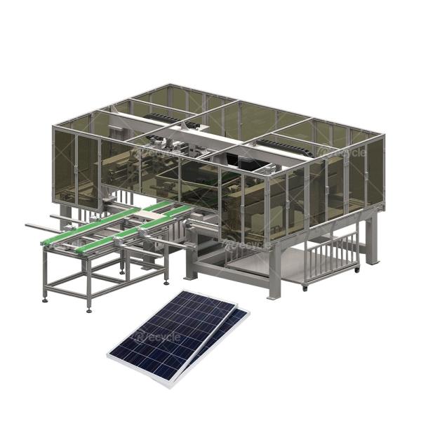 Buy cheap 3000KG Weight Solar Panel Glass Separating Machine for Waste Recycling Production Line from wholesalers