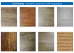 Fire Retardant 4mm Rigid Core Vinyl SPC Flooring ISO9001 Wood Texture