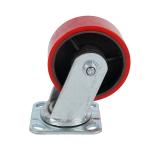 Vintage Scaffold 200mm Diameter Heavy Duty Swivel Castor Wheels with 600kg