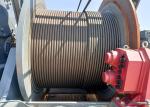 Steel Cable Winch Drums With Anti Corrosion Coating For Oil And Offshore