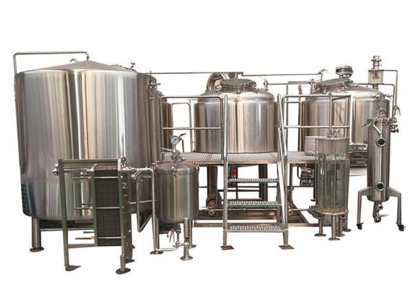 Buy cheap 2000L 3 Vessel Brewhouse Fired Direct Heating Manual Beer Brewery Equipment from wholesalers