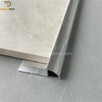 Buy cheap Quarter Round Metal Bullnose Tile Edging Trim High Gloss Silver Color from wholesalers