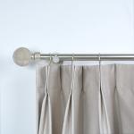 25mm Beaded Ball Finial 2m Length Metal Pipe Curtain Rods For Home Decor