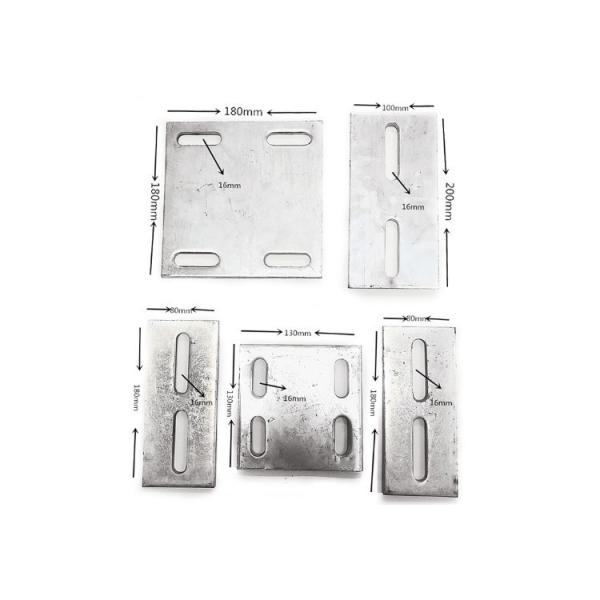 Buy cheap 180mm Embedded Parts In Concrete Galvanized Iron Carbon Steel Sheet Metal from wholesalers