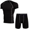 Buy cheap Gym Fitness Mens Swim Shirt Loose Fit , Rash Guard Suit Fancy Delicate Workmanship from wholesalers