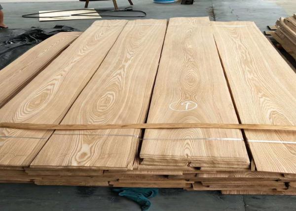 Buy cheap 0.3mm 0.4mm Thickness Brown Ash Wood Crown Cut Veneer For MDF from wholesalers