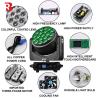 Buy cheap RGBW 4in1 LED Moving Head Stage Light 19*40W Bee'S Eye With LED Ring For Party from wholesalers