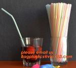 PP plastic red and white stripe straight drinking straw,manufacturer wholesale