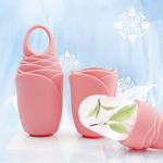 Cold Therapy Ice Cup Molds Massage Tool Silicone Ice Cube for Puffiness / Pain