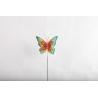 Buy cheap Hollow Out Colorful Metal Butterfly Outdoor Garden Decorations with Glass Beads from wholesalers