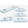 Buy cheap Fine Polished Edge Flat Tempered Safety Glass Shelf for Bathroom Decorative Design from wholesalers