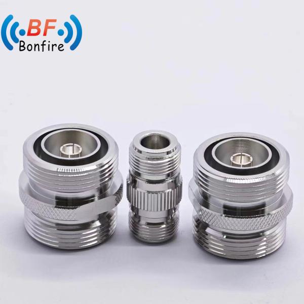 RF DIN Male Right Angle Connector for 1/2 Coaxial Cable Full RoHS Compliance LJQ