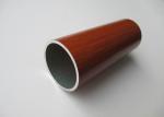 Diameter 30mm Aluminium Round Tube Wood Grain Painted Environment Protection