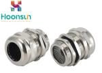 Spring Type EMC Cable Gland NPT Thread Brass Cable Gland With LockNut