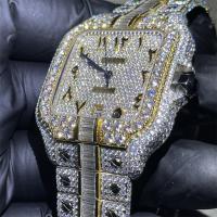 Buy cheap Part Bussdown Baguette Diamond Watch Men Brand Baguette Moissanite Watch Cartier product