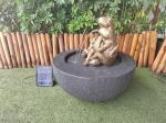 Outdoor Garden Solar Water Fountain with Max Flow of 200L/H and Low Pressure