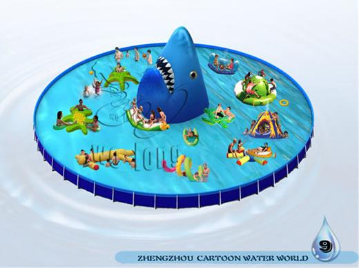 Buy cheap inflatable water park, inflatable floating water park from wholesalers