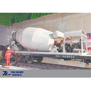 Buy cheap 38t Load Concrete Mixer Railway Freight Wagon Rail Car 80km/H product