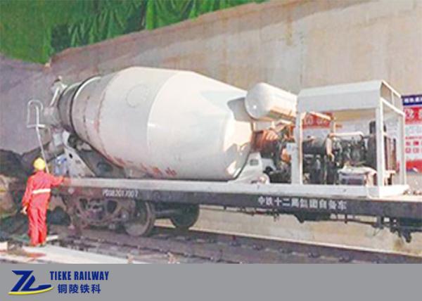Buy cheap 38t Load Concrete Mixer Railway Freight Wagon Rail Car 80km/H from wholesalers