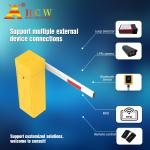 Adjustable 3-6s Electric Boom Barrier for Parking Lot Anti-Corrosion and Anti