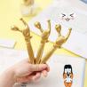 Buy cheap Crab Pliers Shaped Mini Creative Ball Pen Golden Wooden Fish 0.7mm Ballpoint Pen from wholesalers