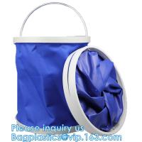 Buy cheap Multifunctional Outdoor Fishing Bucket Car Washing Portable Folding Collapsible product