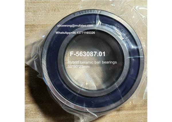 Buy cheap F-563087.01 50x90x23mm Ceramic Bearings High Speed Reliability for Servo Motors from wholesalers