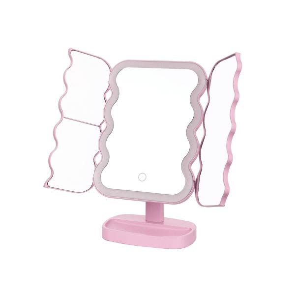 Buy cheap Foldable Standing Makeup Mirror With Vanity Tray from wholesalers