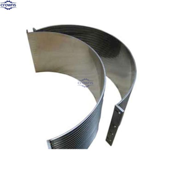 Buy cheap SS 304 0.05MM Slot 0.76*1.5mm wedge wire sieve bend for Sugar Industry, Starch Industry from wholesalers