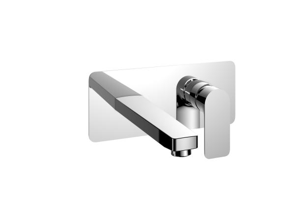 Buy cheap Polished Chrome Wall Mounted Bath Mixer Tap from wholesalers