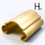 Rust Resistant Brass Handrail , HPb58-2.5 Metal Handrail Profiles