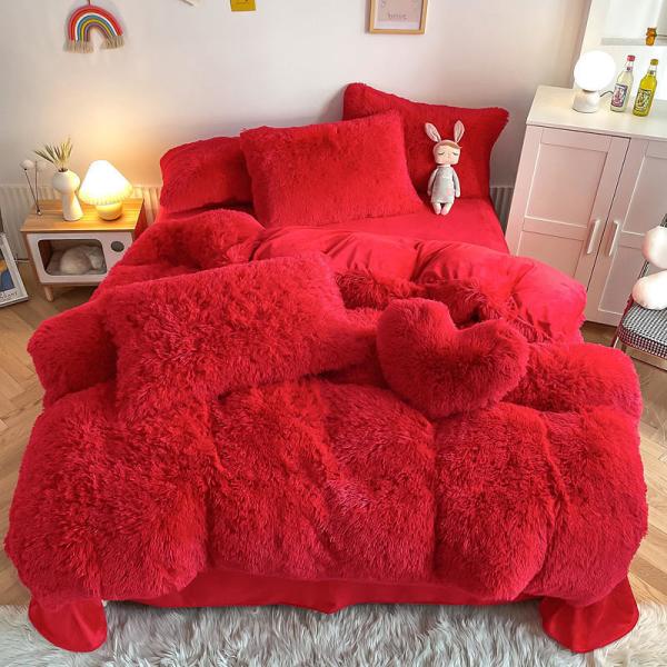 Buy cheap Modern Pink Princess Duvet Cover Sets for Autumn Winter Custom Christmas Gifts Stores from wholesalers
