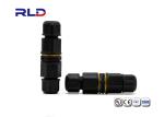 Straight 2 3 Pin 10mm IP67 IP68 Waterproof Light Connector