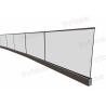 Buy cheap Balcony Stainless Steel Glass Railing Post Aluminum U Channel 900-1200mm Height from wholesalers