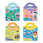 Colorful Children'S Reusable Sticker Book To Enhance Creativity Imagination