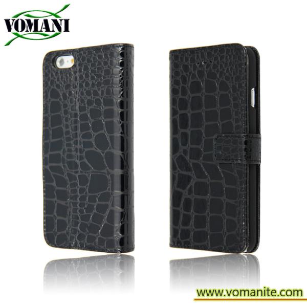 Buy cheap PU crocodile leather flip case for iphone6 4.7 ,mobile phone leather cover from wholesalers
