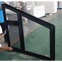 Buy cheap Vinyl PVC Double Glazed Windows Casement Trapezoidal Swing Open For House product