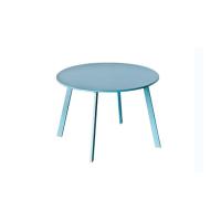 Buy cheap Washable Blue Round Garden Steel Table With Moisture Resistant product