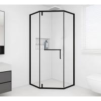 Buy cheap Diamond Shaped Shower Glass Wall Profile Erosion Resistant For Bathroom product