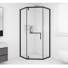 Buy cheap Diamond Shaped Shower Glass Wall Profile Erosion Resistant For Bathroom Partition from wholesalers