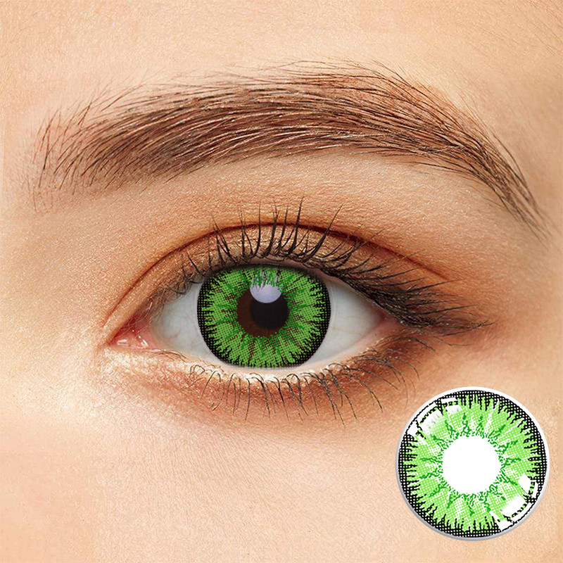 OEM Vika Purple Brown Blue Halloween Eye Contacts 14.5mm for party
